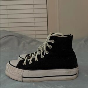 Black Chuck Taylor All Star Lift Platform Canvas shoes
